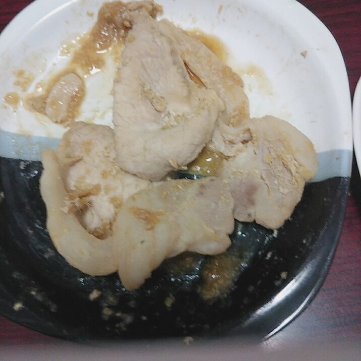 ヘルシー豚肉のしょうが焼き